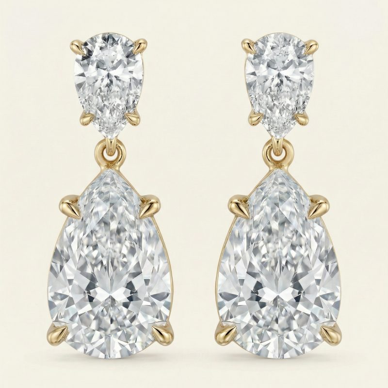 earrings stud cushion fancy yellow invest