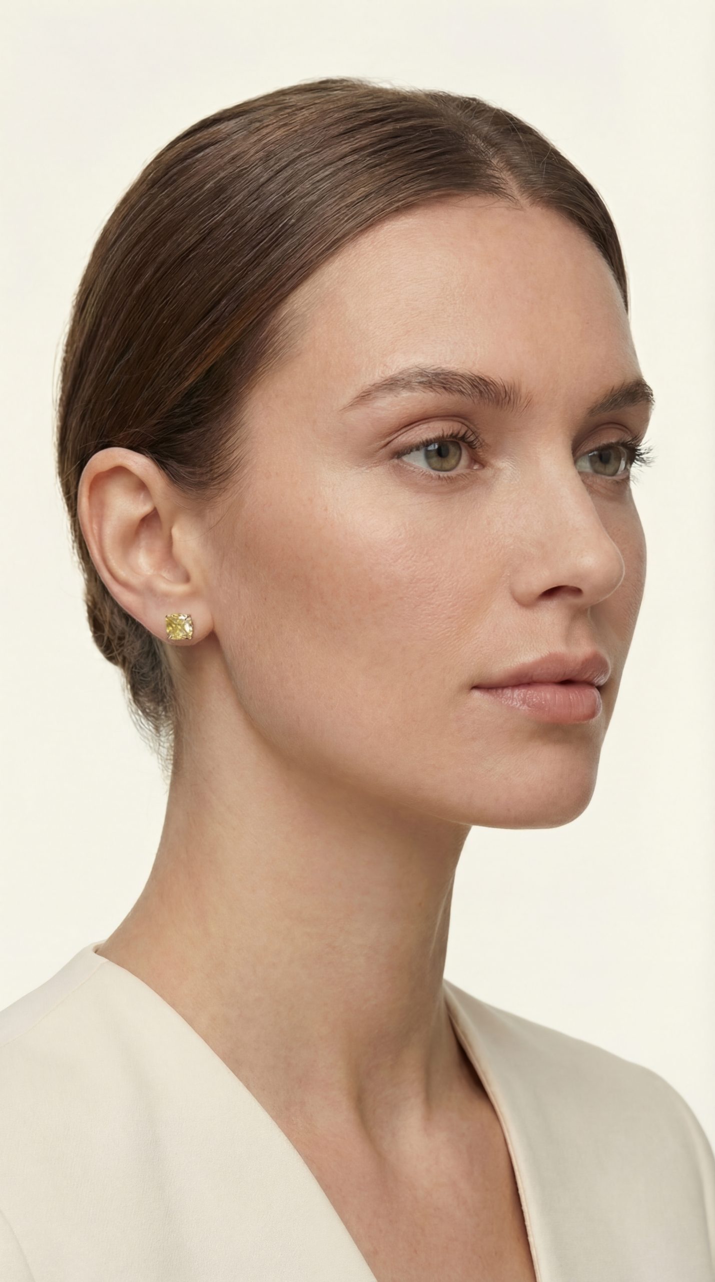 earrings stud cushion fancy yellow invest earrings stud cushion fancy yellow invest