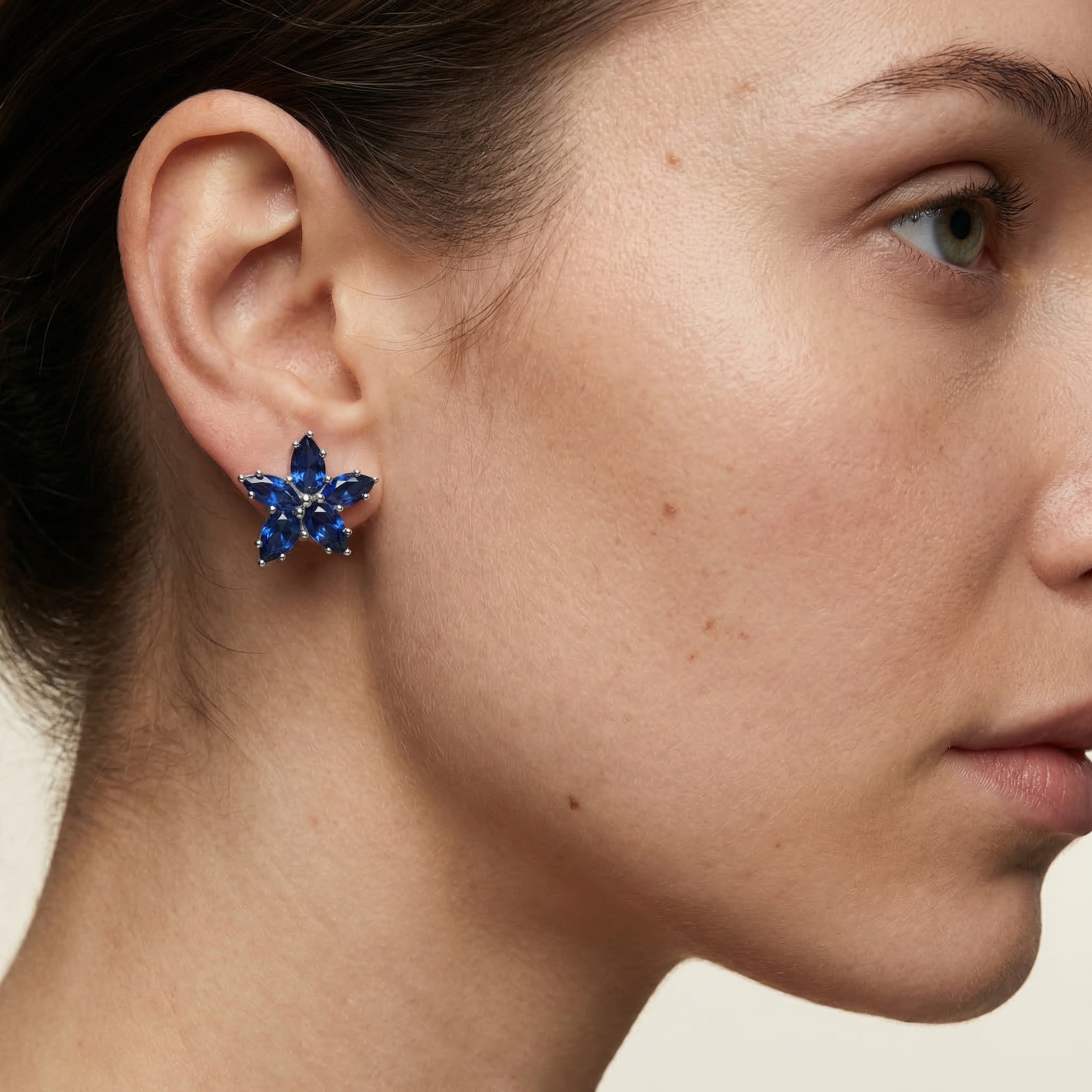 blue flowers earrings — invest blue flowers earrings — invest
