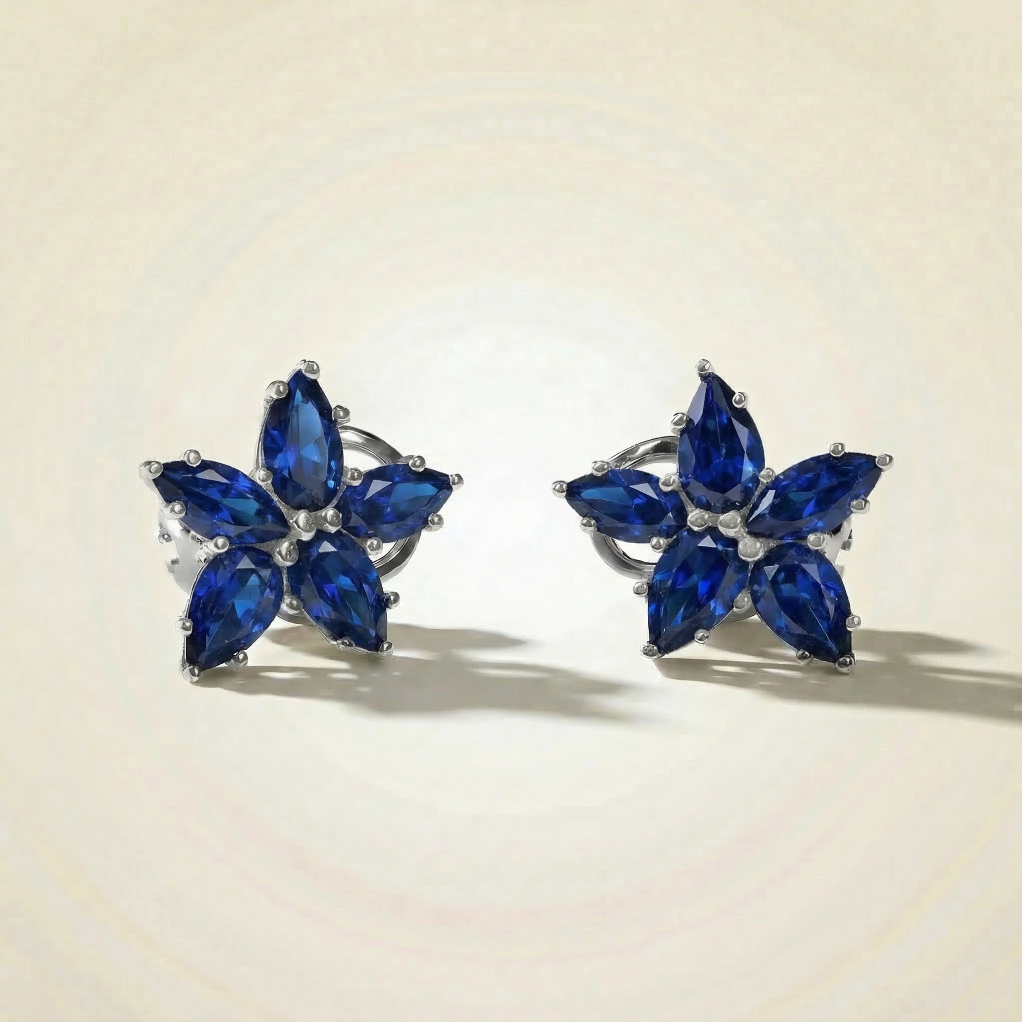 blue flowers earrings — invest blue flowers earrings — invest