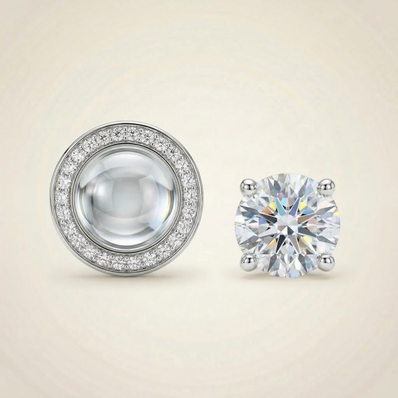 earrings loupe — aesthetic