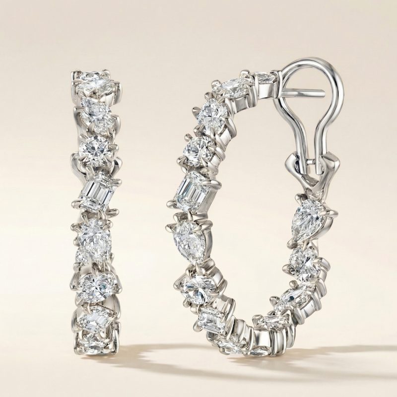 eternity modern earrings — aesthetic