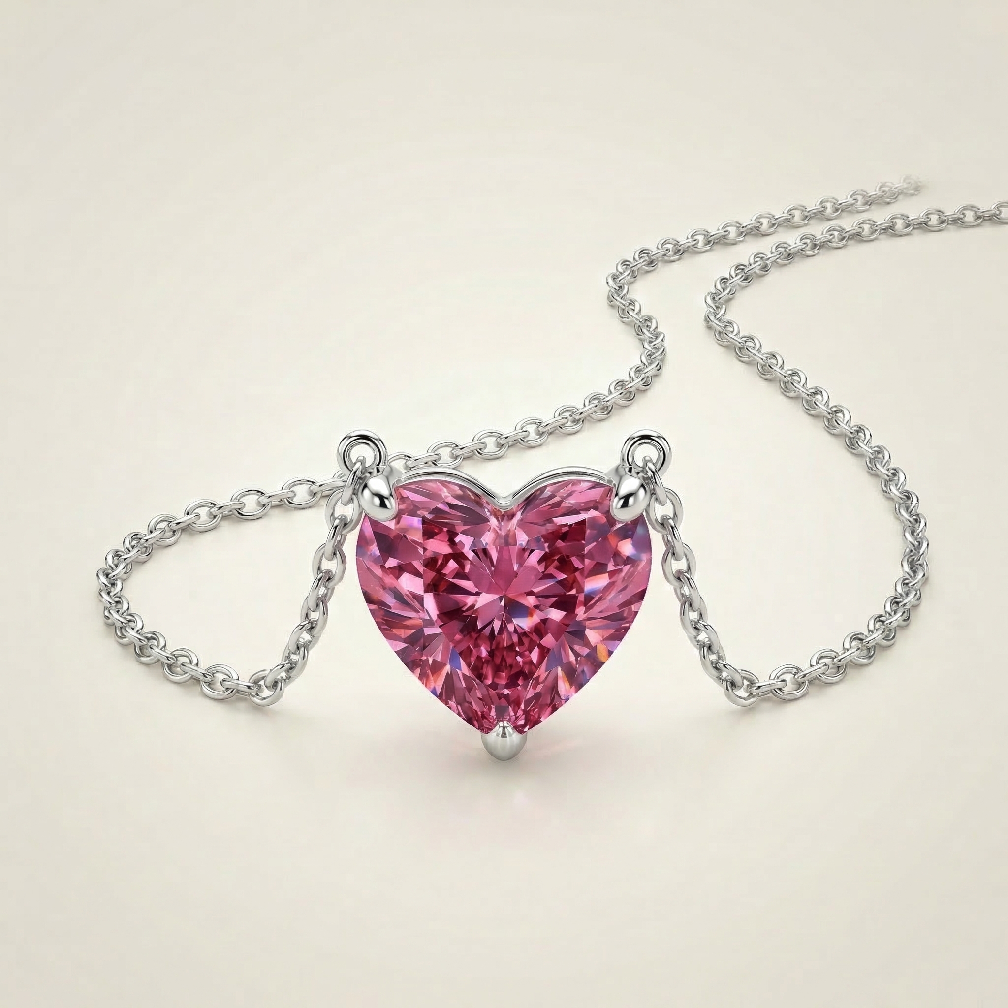 necklace pink heart — invest liquid necklace pink heart — invest liquid