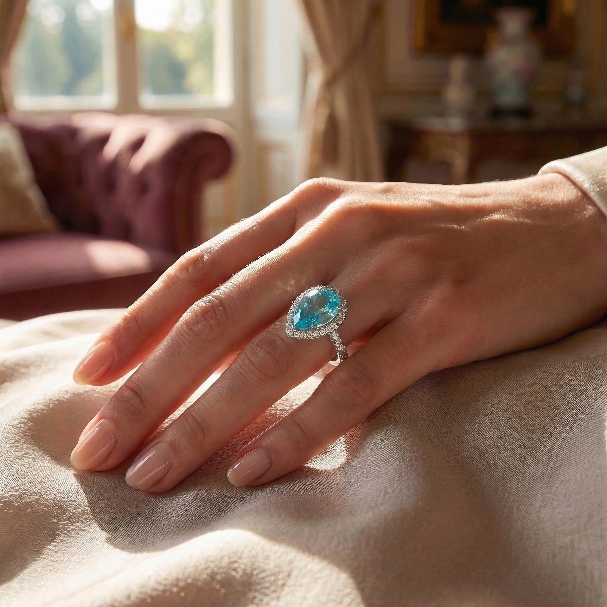 pear ring — aesthetic pear ring — aesthetic