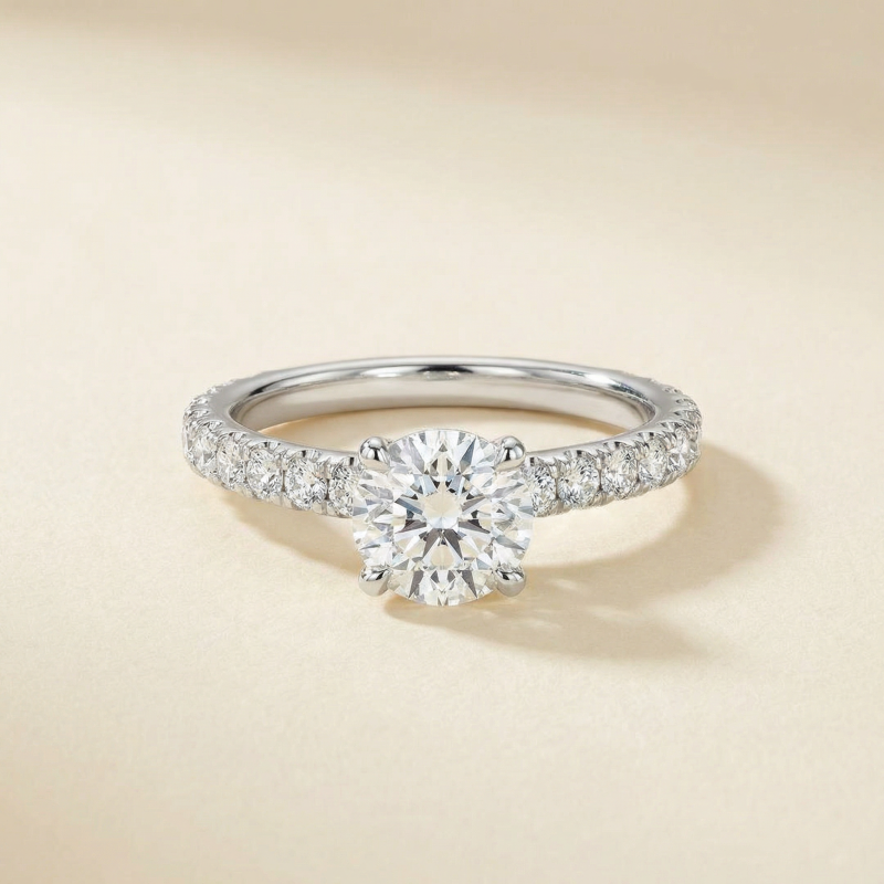 solitaire synergy ring — aesthetic