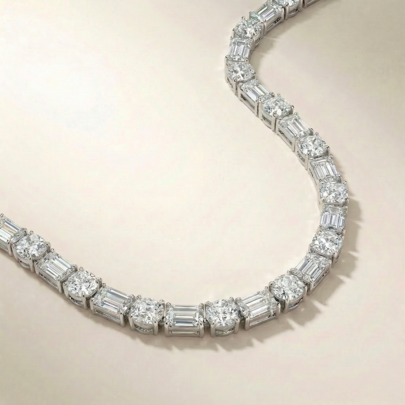 necklace tennis verael — aesthetic